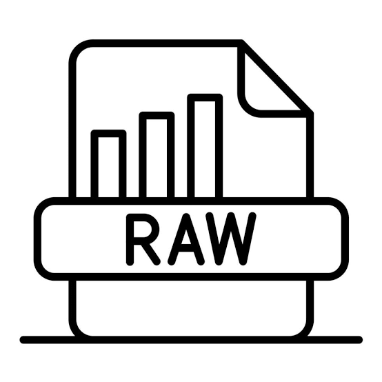 raw anonymized research data